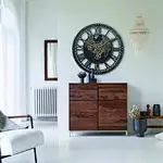 kitchen clocks of World Gear Wall Clock in livingroom